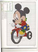 Schema punto croce Disney Bebe 